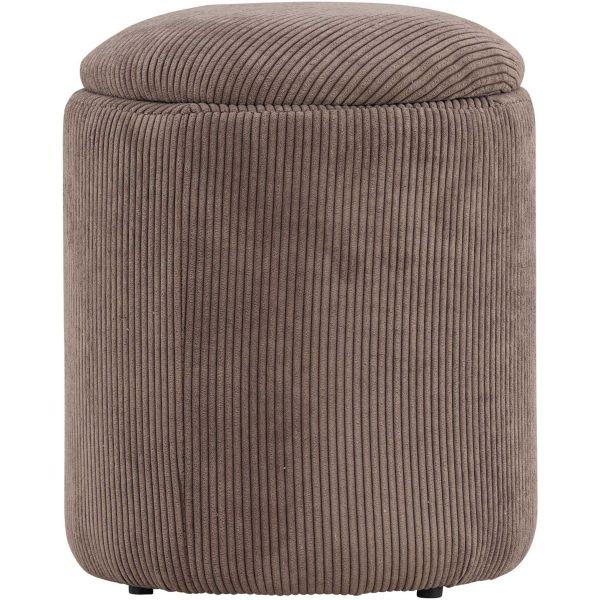 Pouf coffre en polyester Limpen