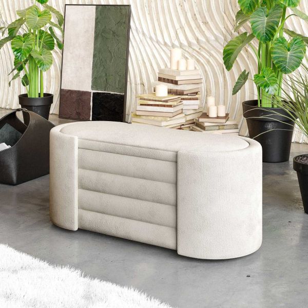 Pouf coffre de rangement Rosa Boxed - 7