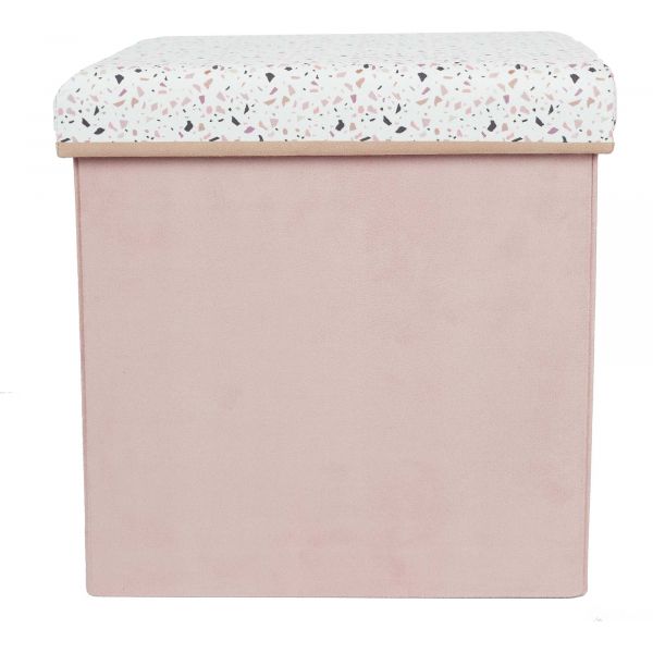 Pouf coffre de rangement Terrazzo - 18,90