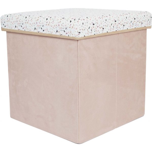 Pouf coffre de rangement Terrazzo