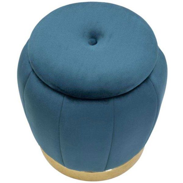 Pouf coffre de rangement en tissu Paris 43 x 43 cm - 68,90