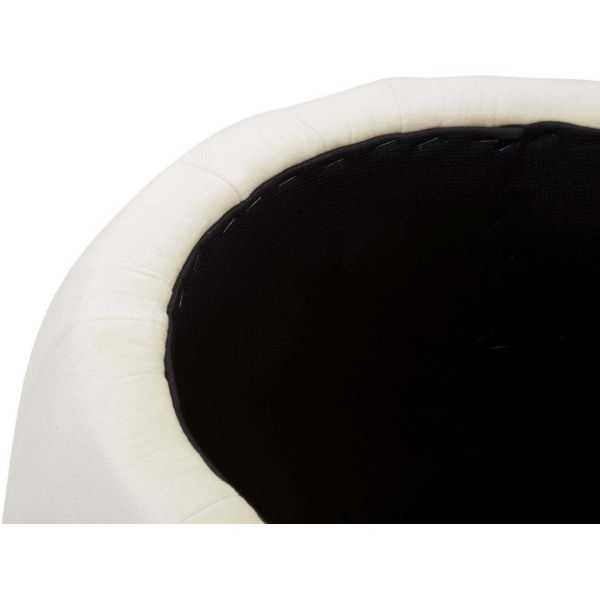 Pouf coffre de rangement en tissu Paris 43 x 43 cm - 8