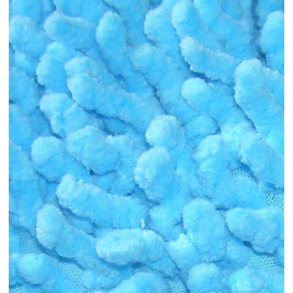 Pouf effet torsade chenilles piquées Pasta - 