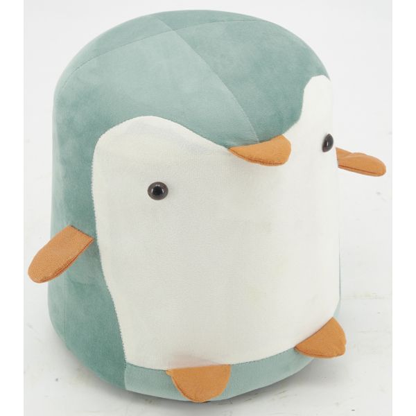 Pouf Pingouin en velours - AUBRY GASPARD