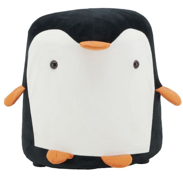Pouf Pingouin en velours - AUB-6235