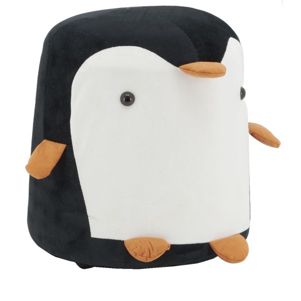 Pouf Pingouin en velours