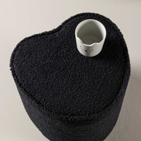 Pouf enfant en teddy Heart - VENTURE HOME