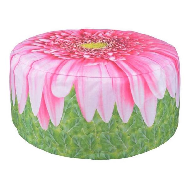 Pouf extérieur avec imprimé déco