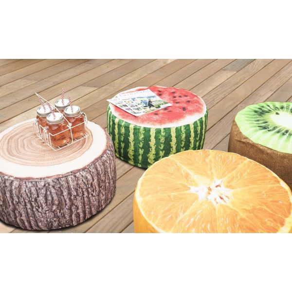 Pouf extérieur avec imprimé déco - ESSCHERT DESIGN