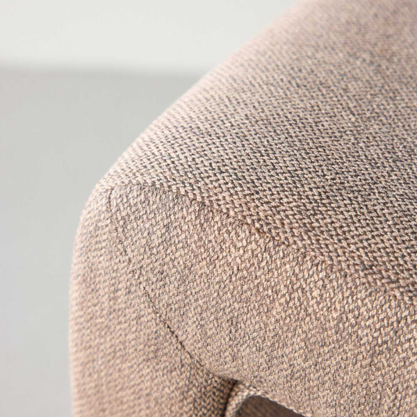 Pouf en lin Ottoman 70 x 45 x 46 cm - 8