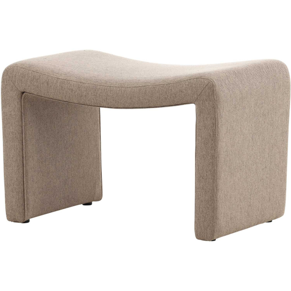 Pouf en lin Ottoman 70 x 45 x 46 cm - 169
