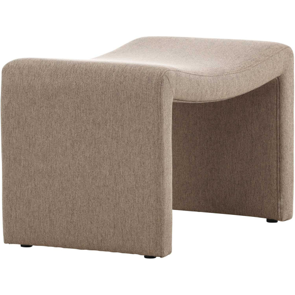 Pouf en lin Ottoman 70 x 45 x 46 cm - 5