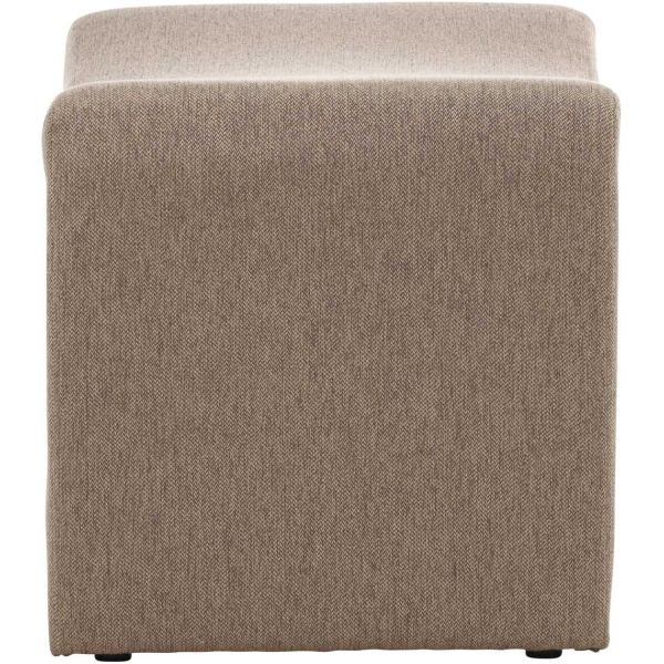 Pouf en lin Ottoman 70 x 45 x 46 cm - 6
