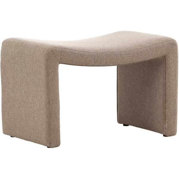 Pouf en lin Ottoman 70 x 45 x 46 cm
