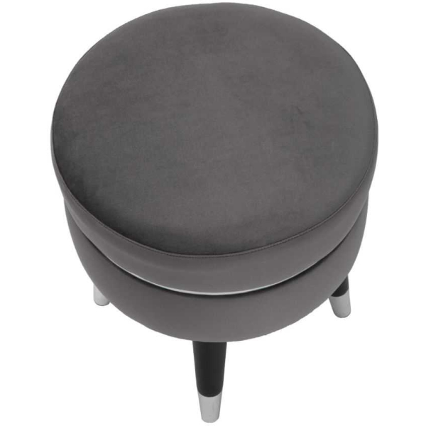 Pouf sur pieds en tissu Paris 35 x 40.5 cm - 58,90