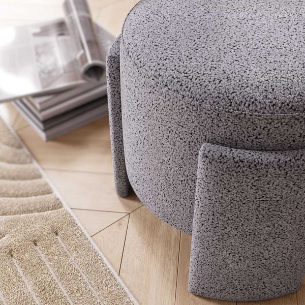 Pouf en polyester Ash - 5