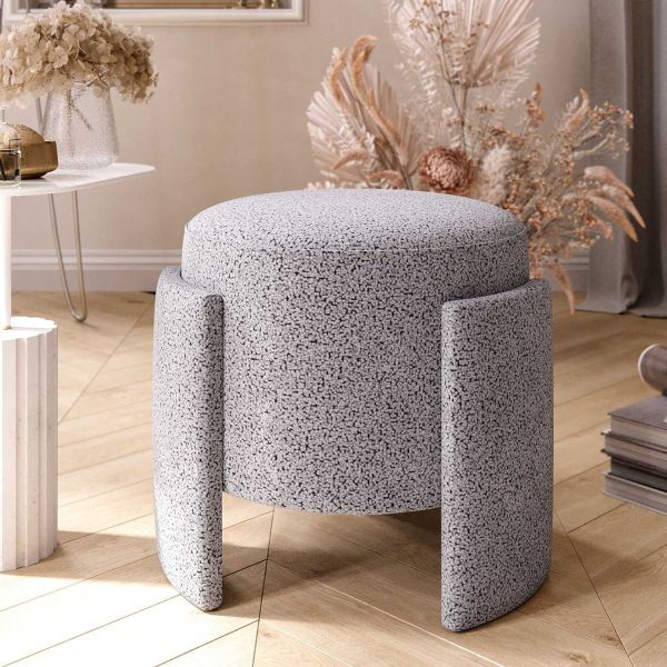 Pouf en polyester Ash - 7