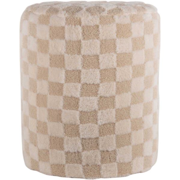Pouf en polyester Checker Large