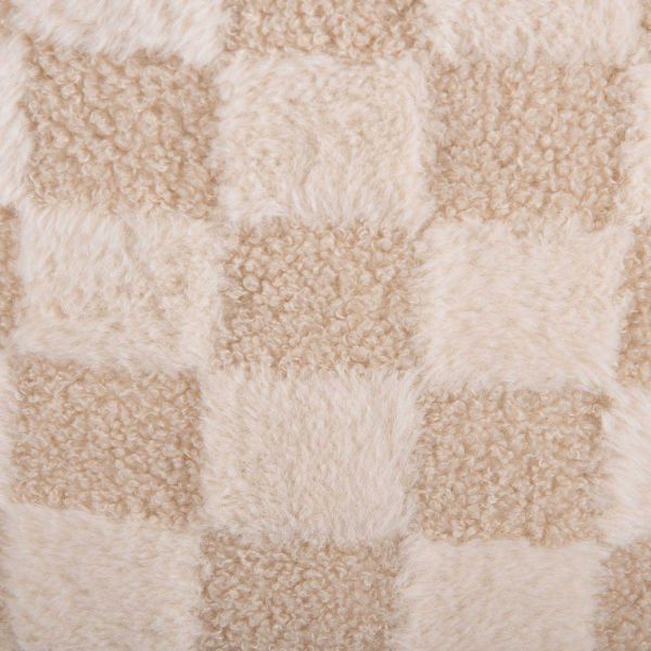 Pouf en polyester Checker Large - LEITMOTIV