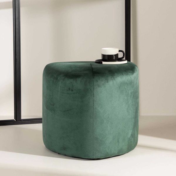 Pouf en polyester Peg - Venture Home