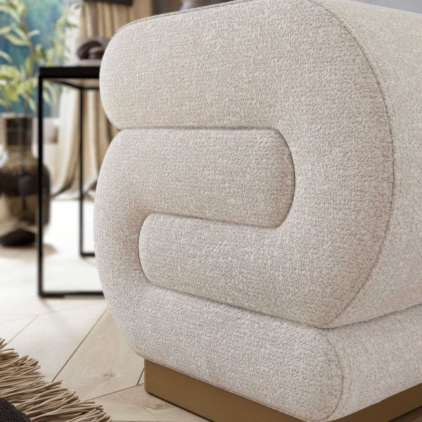 Pouf en polyester Sally - 5