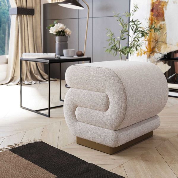 Pouf en polyester Sally - 8