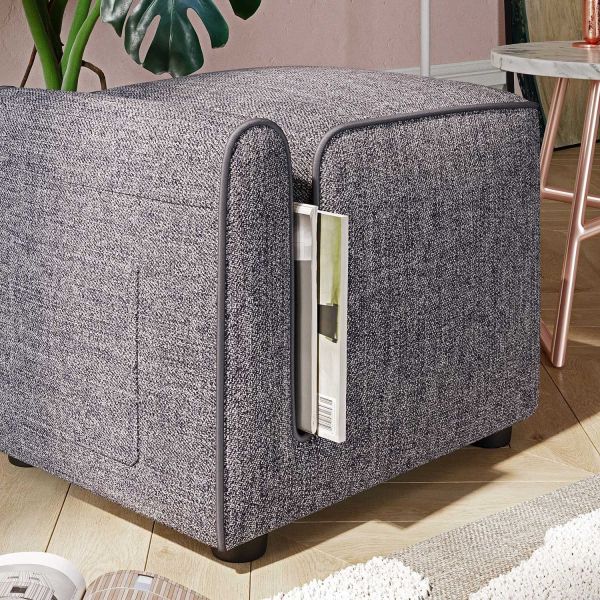 Pouf avec range-magazine Paris - 8
