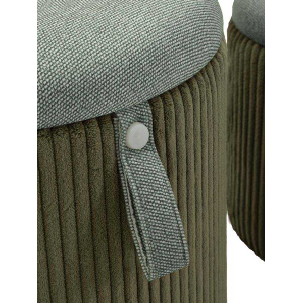 Pouf avec rangement intégré Bolzano (Set de 2) - 7