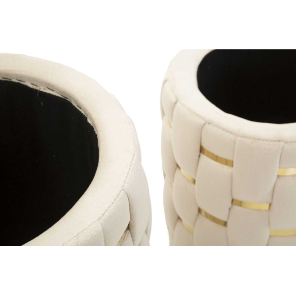 Pouf avec rangement intégré Shanty (Lot de 2) - 7