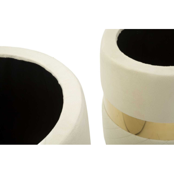 Pouf avec rangement intégré Sheffild (Lot de 2) - 7