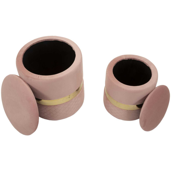Pouf avec rangement intégré Sheffild (Lot de 2) - 5