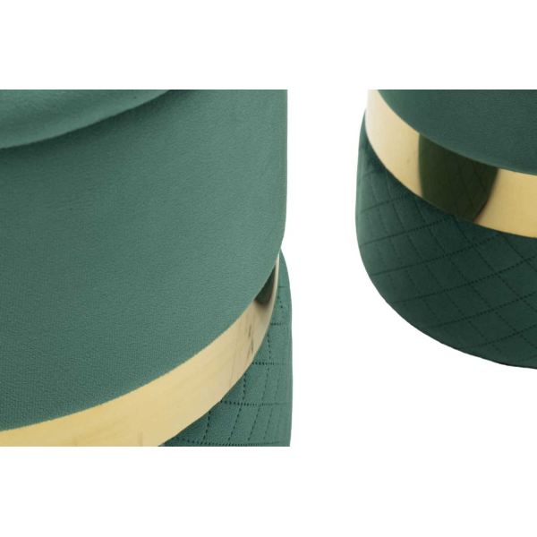 Pouf avec rangement intégré Sheffild (Lot de 2) - 7