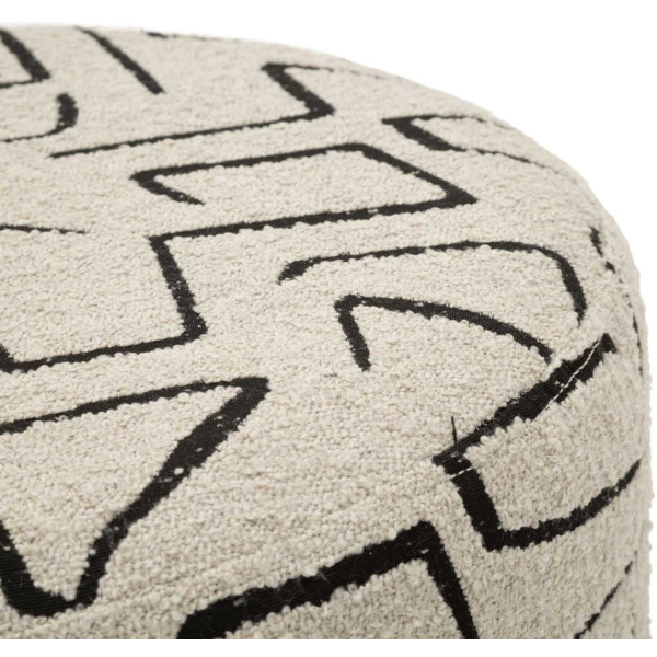 Pouf en tissu Nairobi 44 x 40 cm - 5