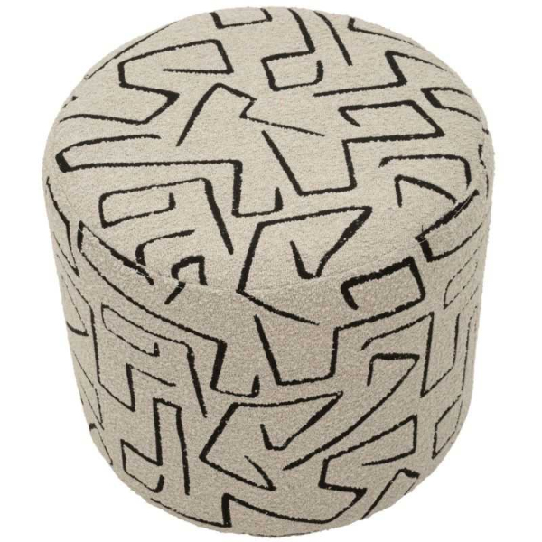 Pouf en tissu Nairobi 44 x 40 cm - 82,90