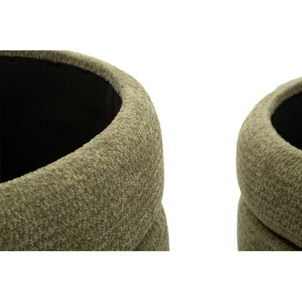 Pouf en tissu 2 en 1 Nordic (Set de 2) - 6