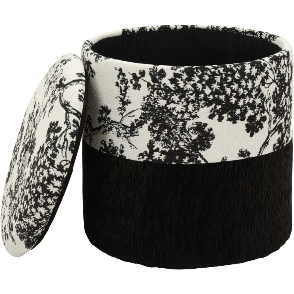 Pouf en tissu 2 en 1 Oriental 40 x 42 cm - MAU-0900