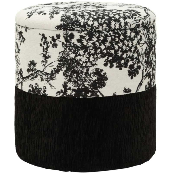 Pouf en tissu 2 en 1 Oriental 40 x 42 cm