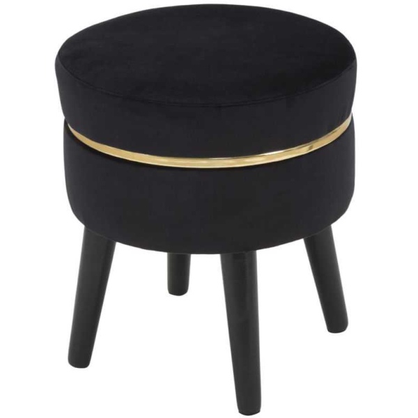 Pouf en tissu Paris 35 x 40.5 cm - 5