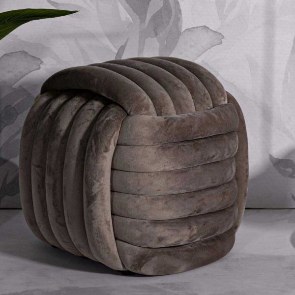 Pouf en tissu Softy 45 x 45 x 45 cm - MAURO FERRETTI