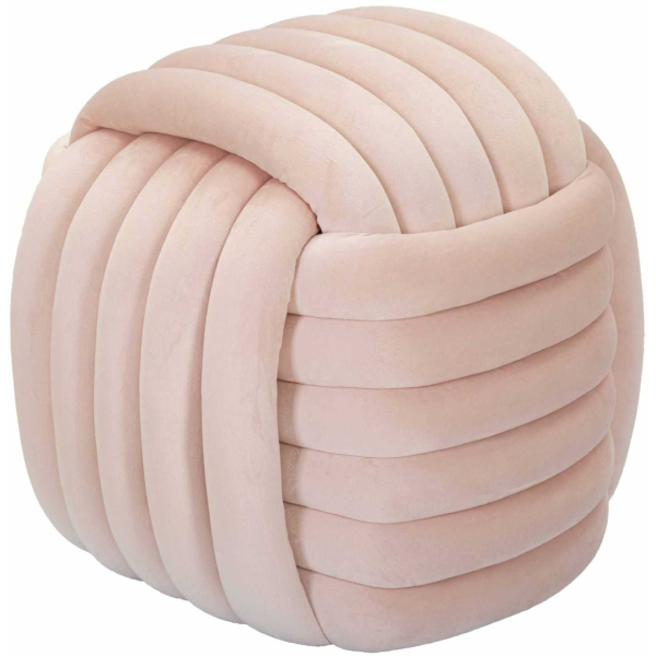 Pouf en tissu Softy 45 x 45 x 45 cm