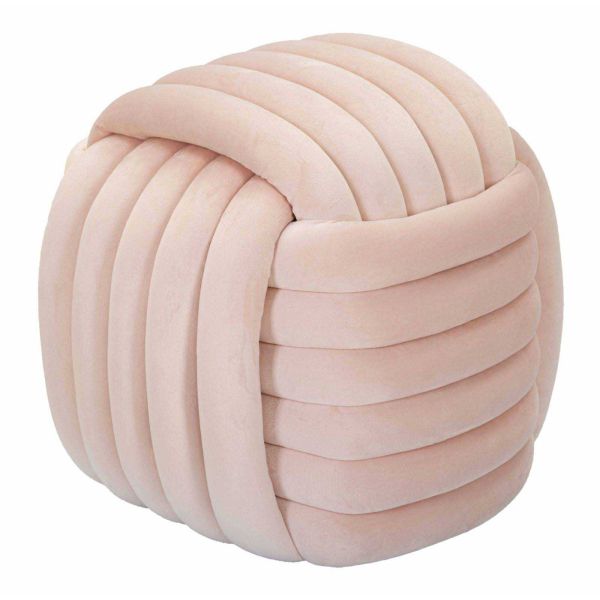 Pouf en tissu Softy 45 x 45 x 45 cm