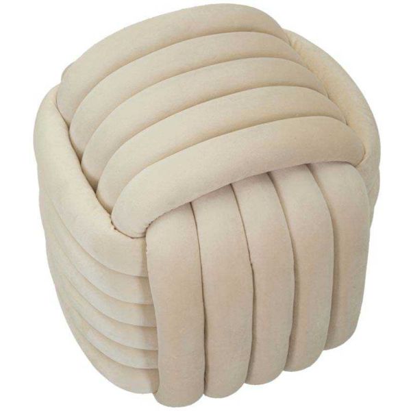 Pouf en tissu Softy 45 x 45 x 45 cm - 5