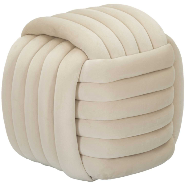 Pouf en tissu Softy 45 x 45 x 45 cm