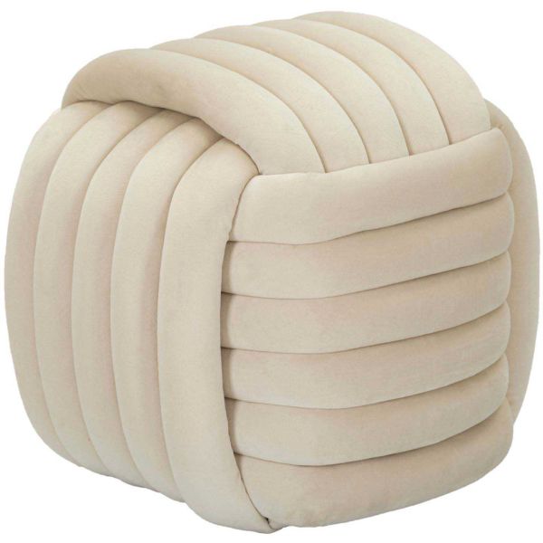 Pouf en tissu Softy 45 x 45 x 45 cm