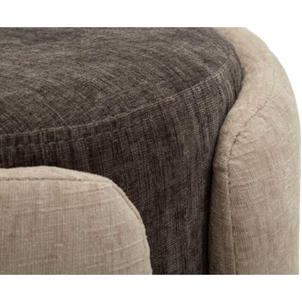 Pouf en tissu Two-Tone 40 x 50 cm - 6