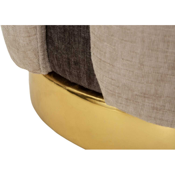 Pouf en tissu Two-Tone 40 x 50 cm - 7