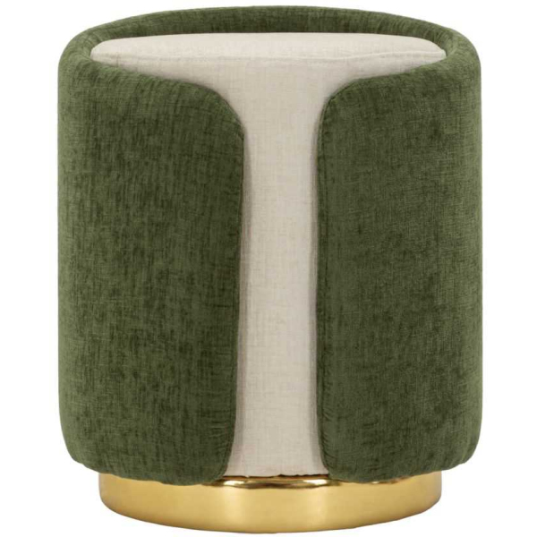 Pouf en tissu Two-Tone 40 x 50 cm - MAU-0903