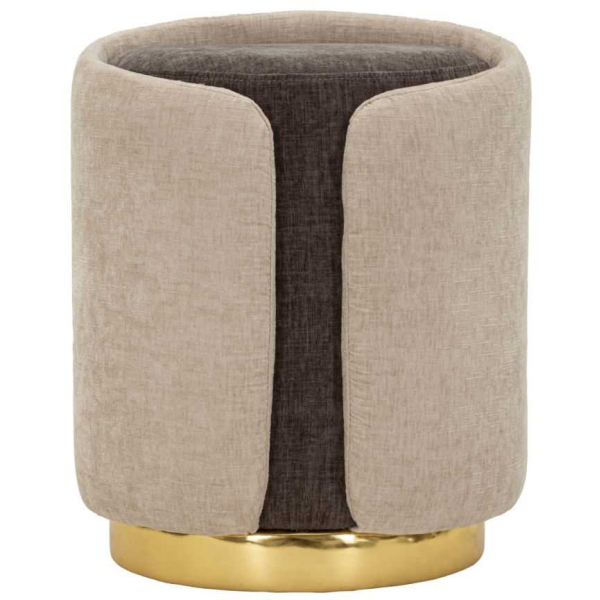 Pouf en tissu Two-Tone 40 x 50 cm - MAU-0902