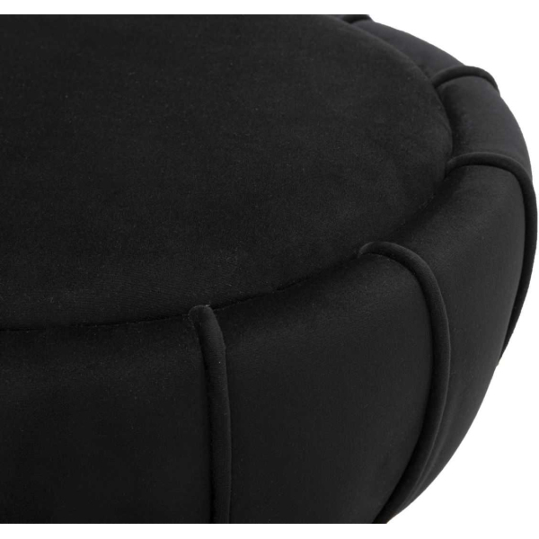 Pouf en tissu et métal Flower 40 x 44 cm - 6
