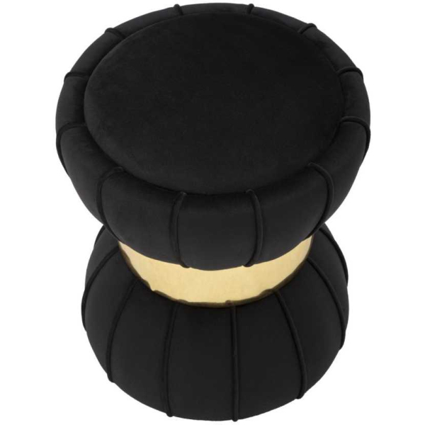 Pouf en tissu et métal Flower 40 x 44 cm - 96,90